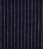 Cotton & Linen Navy Stripe Yarndyed Fabric