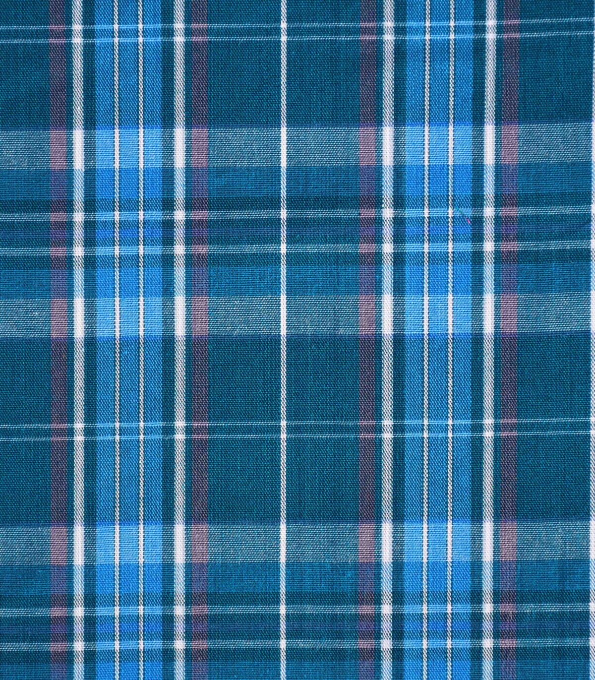 Cotton Green Checked Yarn dyed Fabric