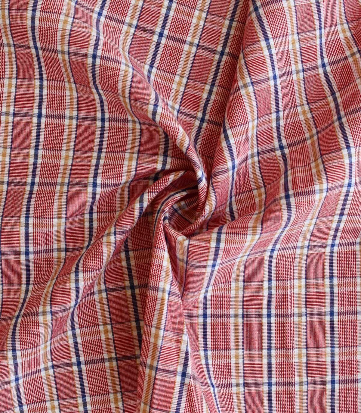 Cotton Multi Color Checked Yarn Dyed Fabric
