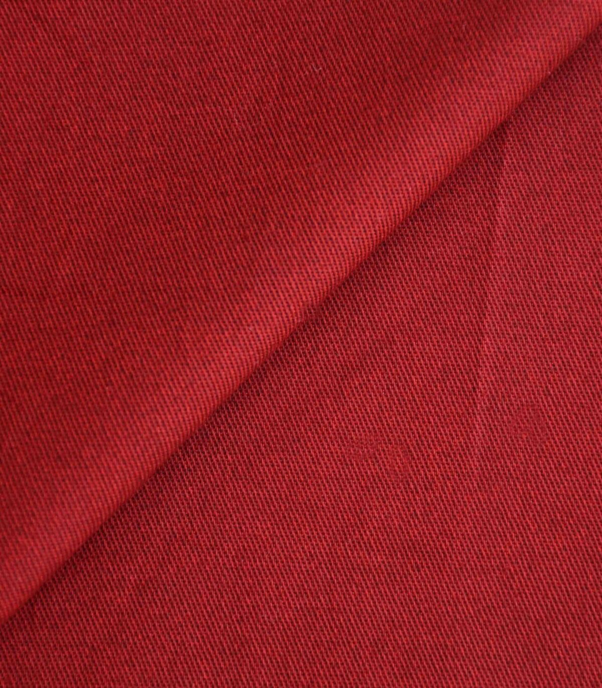 Cotton Lycra Maroon Dyed Woven Fabric