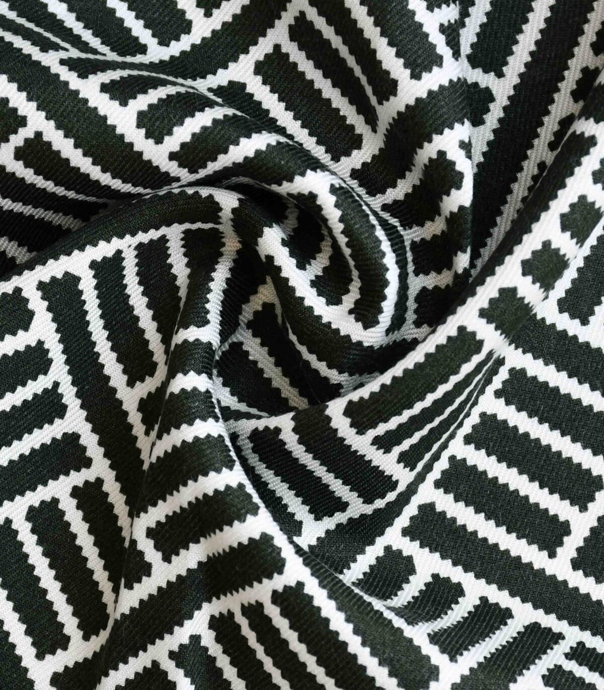 Viscose Geometrical Print Woven Fabric
