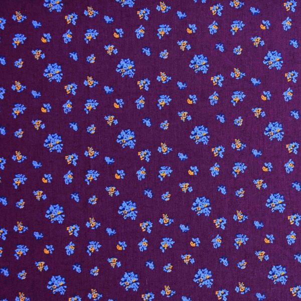 Cotton Small Flower Print Woven Fabric