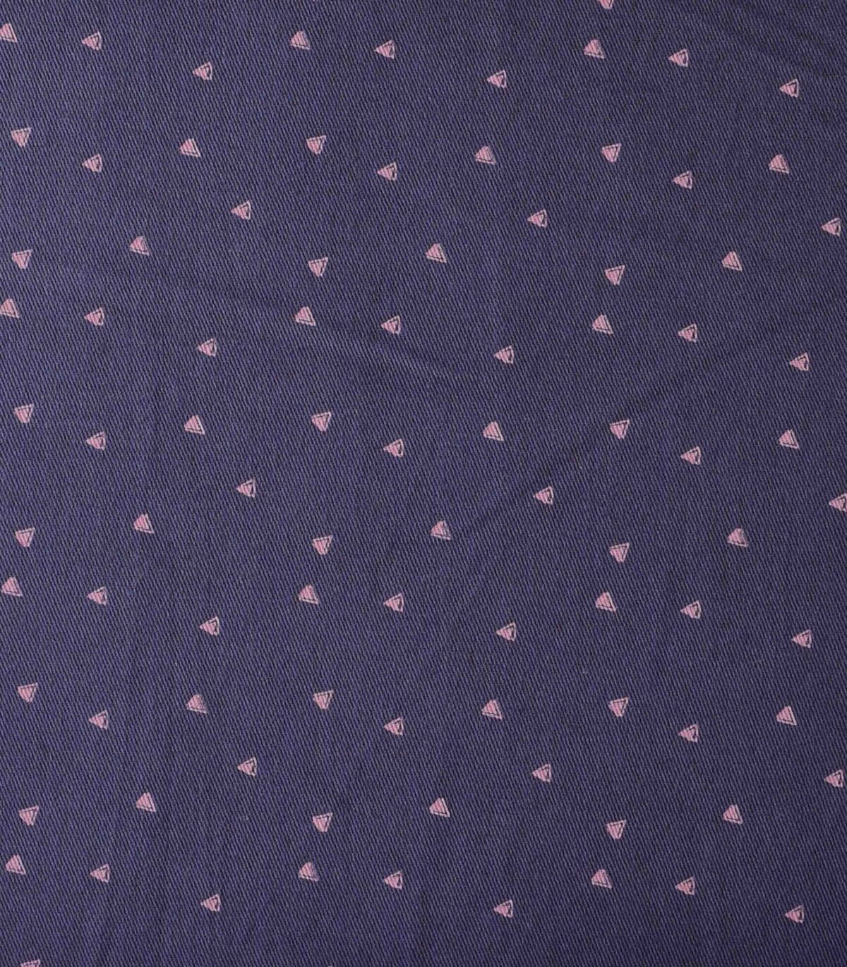 Cotton Lycra Tringle Print Woven Fabric