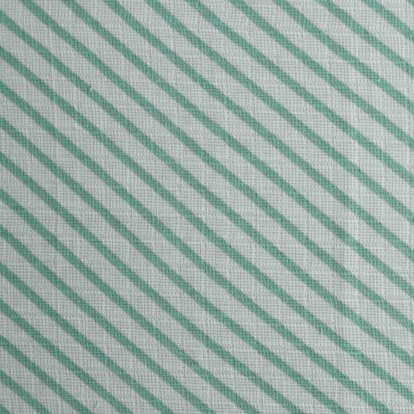 Cotton Diagonal Stripe Print Fabric