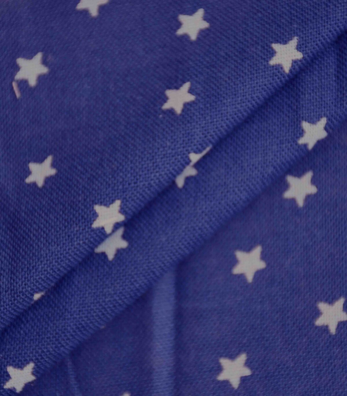 Cotton Navy Base Star Print Fabric