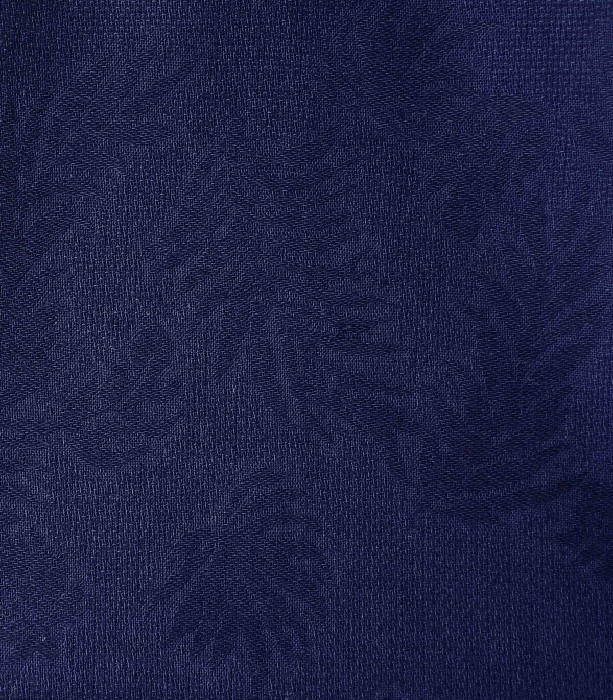 Cotton Navy Color Jacquard Woven Fabric