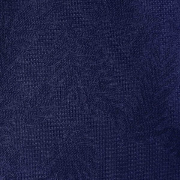 Cotton Navy Color Jacquard Woven Fabric