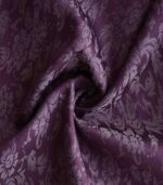 Cotton Poly Purple Color Jacquard Fabric