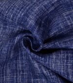 Linen Blue Color Yarndyed Woven Fabric
