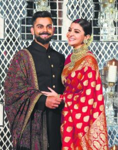 Virat and anushka in indian heritage clothes