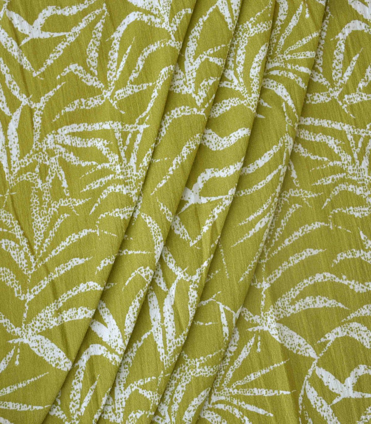 Cotton Sage Green Print Woven Fabric