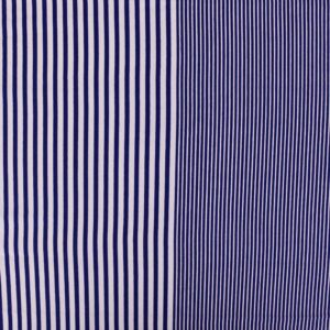 Cotton Blue Stripe Print Woven Fabric (FC-DEPL2475)