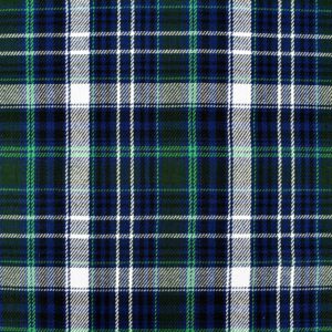 Cotton Blue Green Check Yarn dyed Fabric (FC-MTM1182)