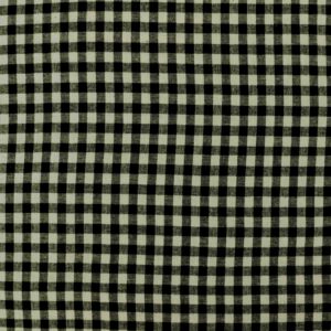 Cotton Black & White Check Woven Fabric (FC-DEPL3363)