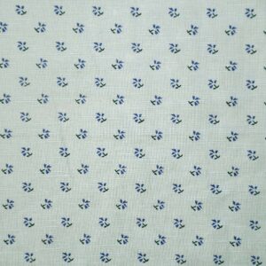 Flower Print Cotton Hemp Woven Fabric (FC-1784R)