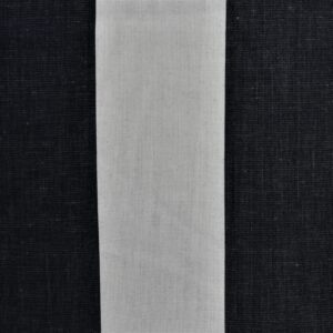 White Base Black Big Stripe Fabric (FC-1)