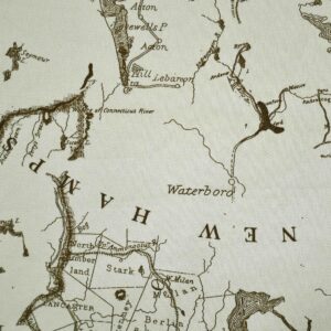 Cream Base Map Print (FC-251)