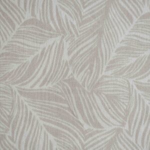 Cotton Light Sand Color Leaf Print Fabric (FC-264)