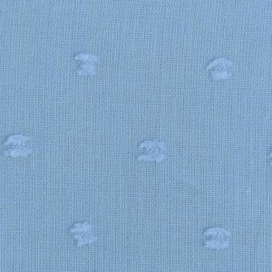 Light Blue Clip Dot Dyed Butta Fabric (FC-295)