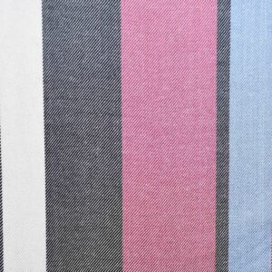 Yarn Dyed Pink Multi Color Fabric (FC-37)