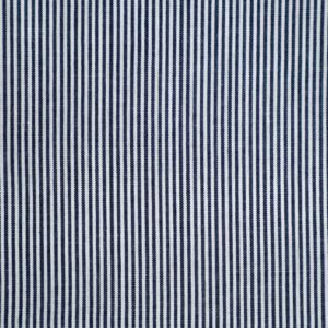 Yarn Dyed Blue Stripe Cotton Fabric (FC-395)
