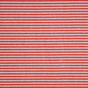 Red Color Weft Stripe Print Fabric (FC-445)