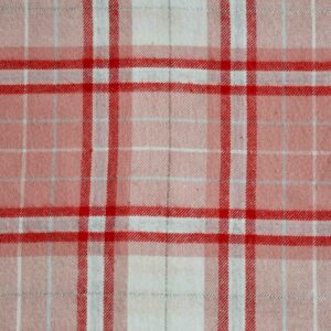 Yarn Dyed Pink & Red Checked Fabric (FC-464)