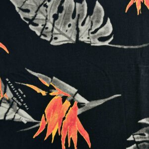 Multi Blends Black Print Fabric (FC-478)