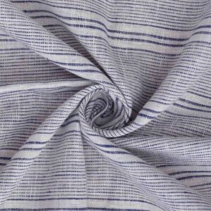 Cotton Linen Yarn Dyed Stripe (FC-752)