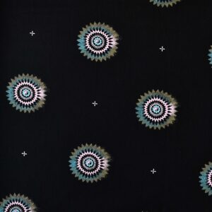 Cotton Rayon Star Print Woven Fabric (FC-860)