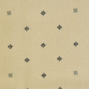 Cotton Yellow Blue Print Fabric (FC-868)