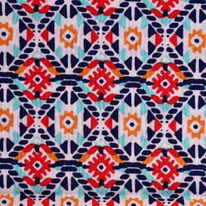 Cotton Multi Color Print Woven Fabric (FC-921)