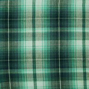 Cotton Aqua Blue Check Yarndyed Woven Fabric (FC-DEPL1846)