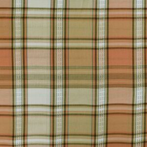 Cotton Orange Check Yarn dyed Woven Fabric (FC-DEPL1223)