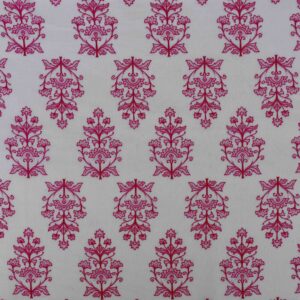 Cotton Misty Lilac Flower Print Woven Fabric (FC-DEPL1379)