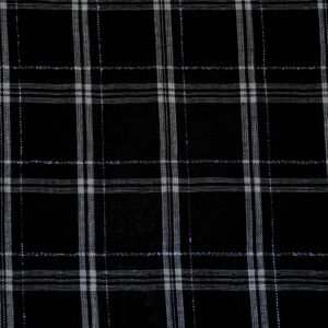 Cotton Black Check Yarndyed Woven Fabric (FC-DEPL2616)