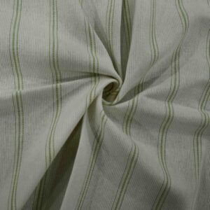 Cotton Dobby Pear Green Yarndyed Woven Fabric (FC-2965)
