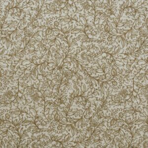 Cotton Goldernrod Paisley Printed Woven Fabric (FC-DEPL1811)