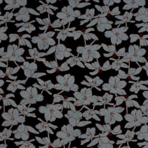 Cotton Tea Green Flower Print Woven Fabric (FC-DEPL3388)