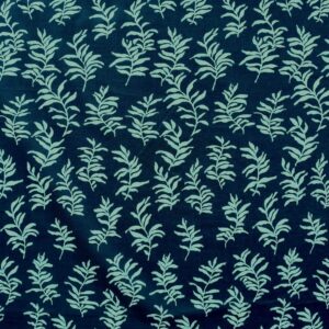Cotton Gibraltar sea Leaf Print Woven Fabric (FC-MTM145)