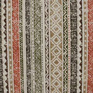 Cotton Blends Multi Geo Printed Woven Fabric (FC-MTM520)