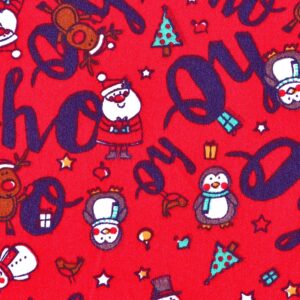 Red Base Animal Print Fabric (FC-OA10)
