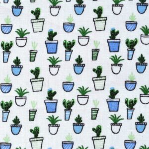 Cotton Prickly Pear Print Fabric (FC-OA161)