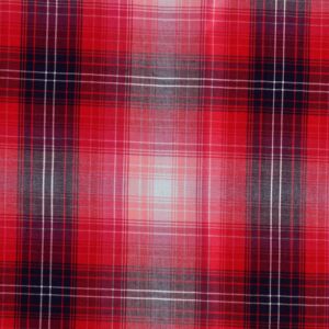 Modal Red & Orange Yarn Dyed Fabric (FC-OA187)
