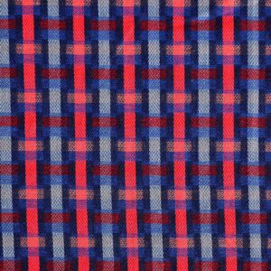 Cotton Yarn Dyed Blue & Red Check Fabric (FC-OA194)