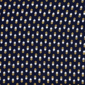 Modal Black Base All Over Print Fabric (FC-OA22)