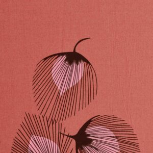 Cotton Lycra Leaf Print Fabric (FC-OA555)