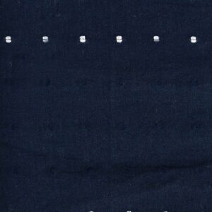 Cotton Navy Clip Dot Dyed Fabric (FC-OA93)