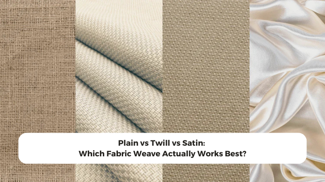 Plain vs Twill vs Satin: Which Fabric Weave Actually Works Best?