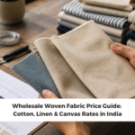 Wholesale Woven Fabric Price Guide: Cotton, Linen & Canvas Rates in India